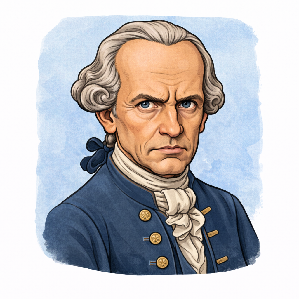 Caricatura de Montesquieu