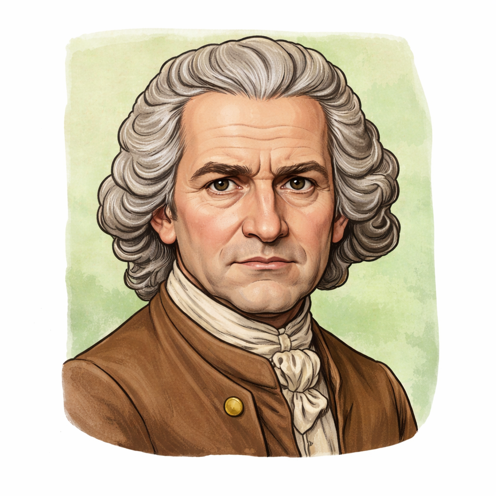 Caricatura de Montesquieu